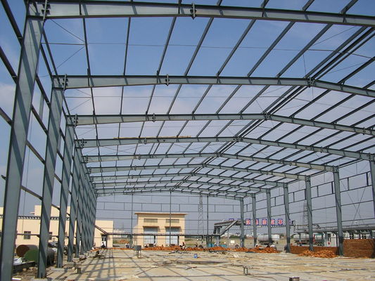 プリファブスペースフレーム 建築構造 産業用金属建物の貯蔵庫