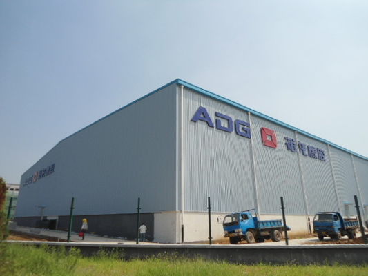 鉄鋼製の重型構造の工房 鉄鋼製の枠造建築 倉庫