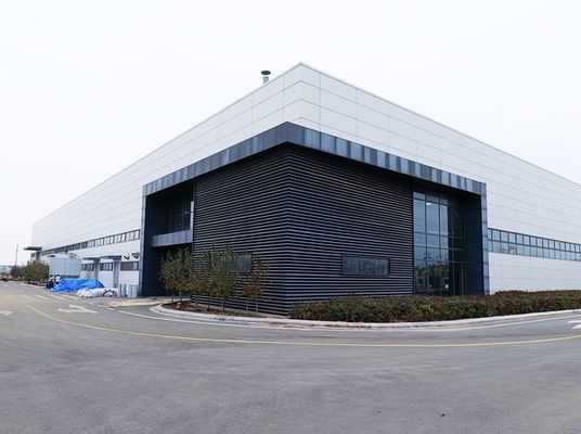 高強度 工業用鋼材の建築物 ハンガー橋 倉庫建設