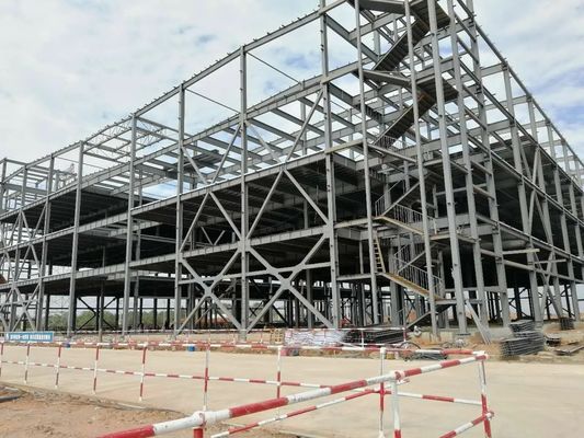 スタイリッシュ 鉄鋼構造 工業 建物 オフィス 建物 学校 建物 鉄鋼 ホール 建設