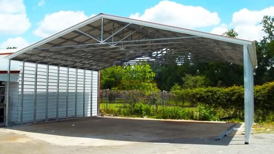 工業用 プリファブ 鋼筋構造 建物 シェード 持ち運び可能な金属 持ち運び可能なガレージ
