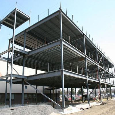 軽鋼製の倉庫の建物を建設する 二階建ての鋼鉄構造