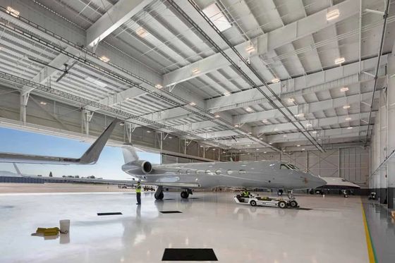 ポータルフレーム 航空機 ハンガー 鉄鋼建築物 軽鋼構造物 建築物 建設