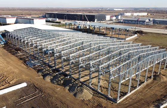 モジュール式鋼鉄構造 倉庫建設 工業 製造工場