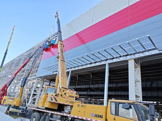 金属建築物 プリファブリック H 倉庫のための鉄鋼構造家 ワークショップ オフィスショップ