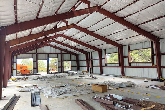 40×60 バーンドミニウム プリファブ 鋼製 倉庫 構造 金属 建物