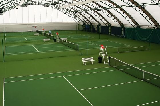 屋内スポーツコートと体育館建設用アルミニウム合金窓鋼構造倉庫