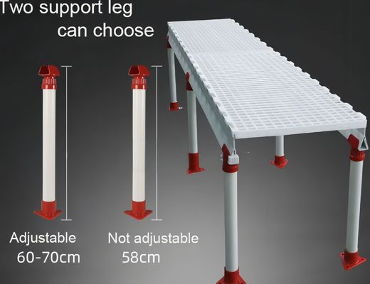 キャットファーム プラスチック スラット床 ブロイラーハウス ホワイト / オーダーメイド