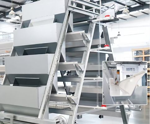 H型4級鶏檻 自動家禽用電池籠 家禽用設備