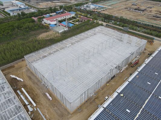 ワークショップおよび工場建屋用の耐久性鋼構造フレーム